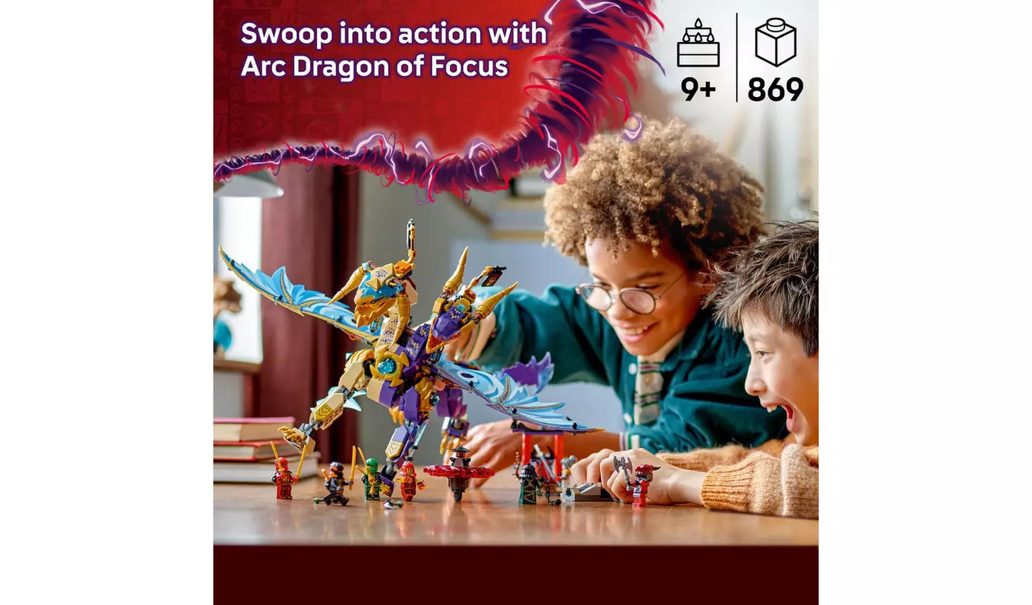 LEGO NINJAGO Arc Dragon of Focus Ninja Building Toy