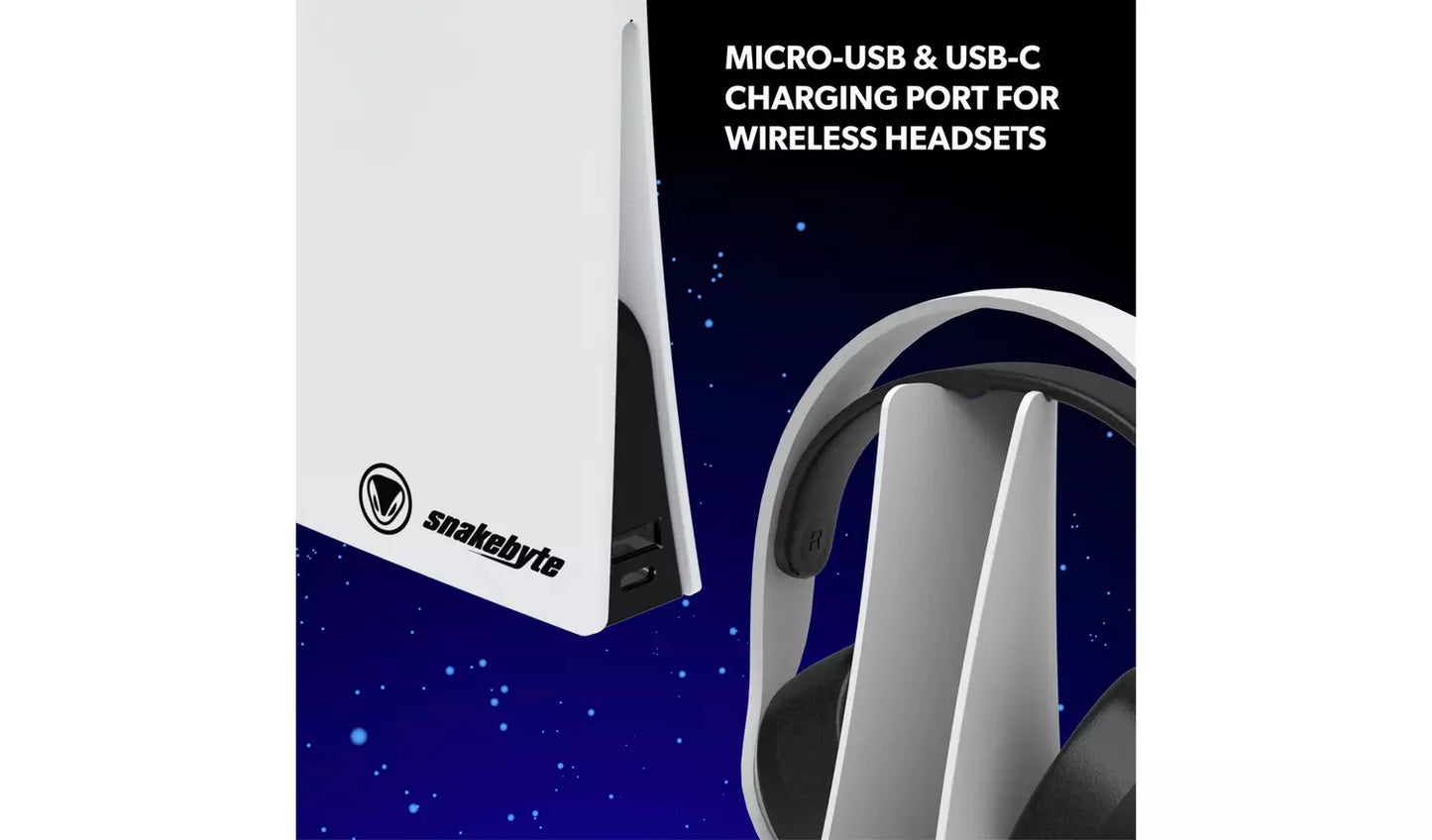 Snakebyte Combo Charge 5 For Controller & Headset - PS5