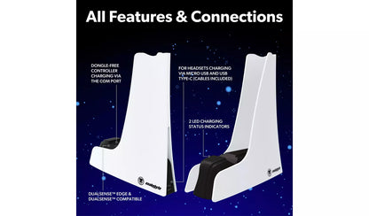 Snakebyte Combo Charge 5 For Controller & Headset - PS5