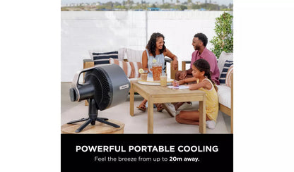 SHARK FlexBreeze Pro Mist Indoor and Outdoor Pedestal Fan