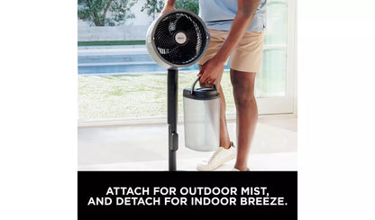SHARK FlexBreeze Pro Mist Indoor and Outdoor Pedestal Fan