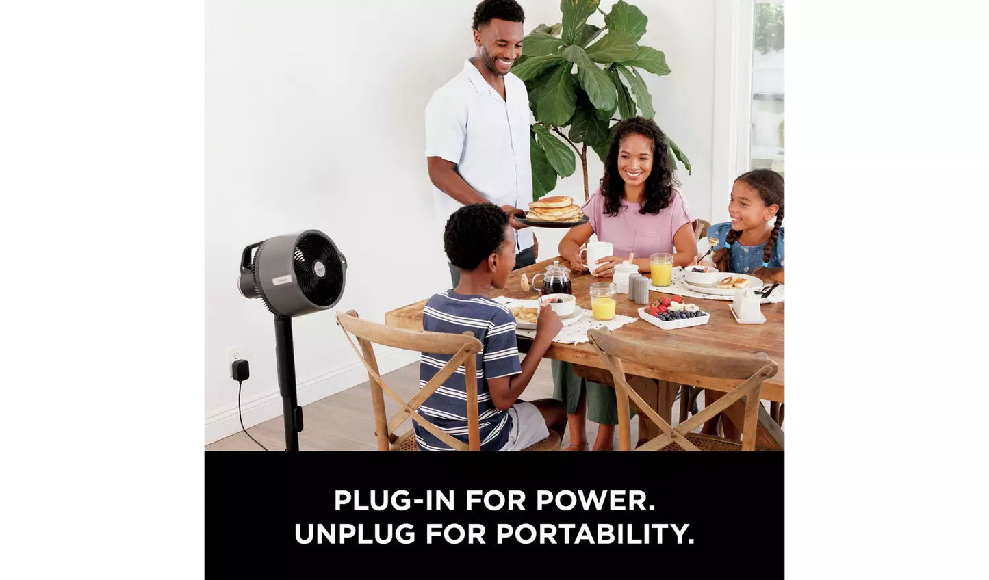 SHARK FlexBreeze Pro Mist Indoor and Outdoor Pedestal Fan