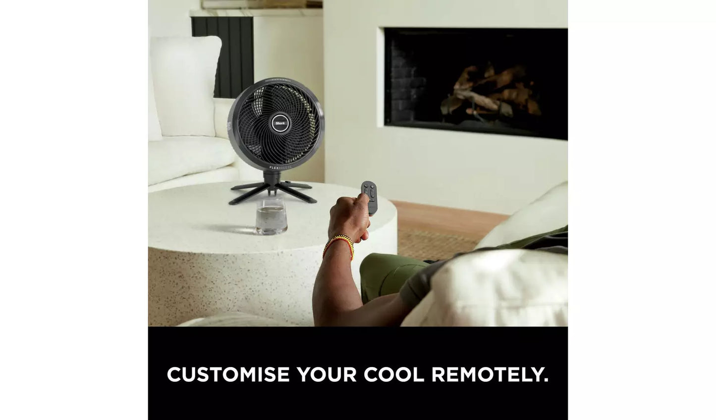 SHARK FlexBreeze Pro Mist Indoor and Outdoor Pedestal Fan