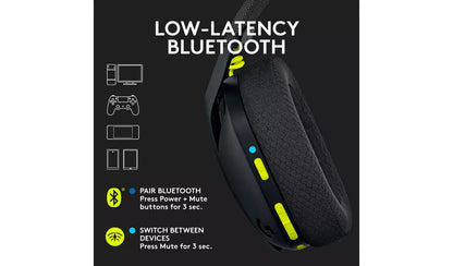 Logitech G435 Wireless PS5, PS4, Switch, PC Headset - Black