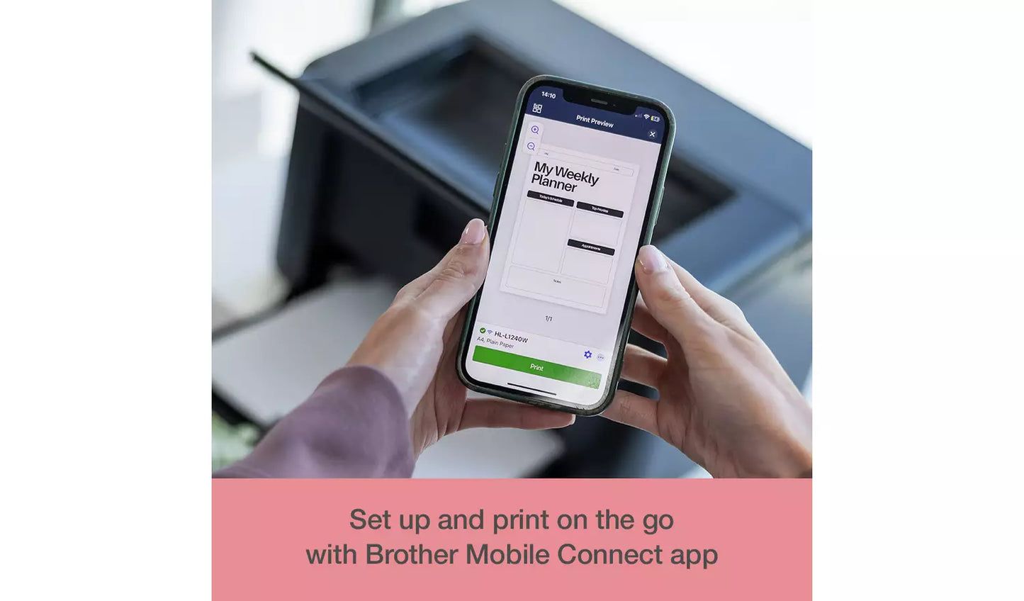 Brother HLL1242W Mono Laser Printer