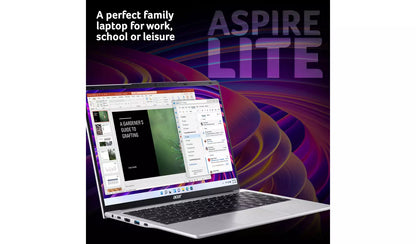 Acer Aspire Lite 14 14in Intel N 4GB 128GB Laptop - Silver