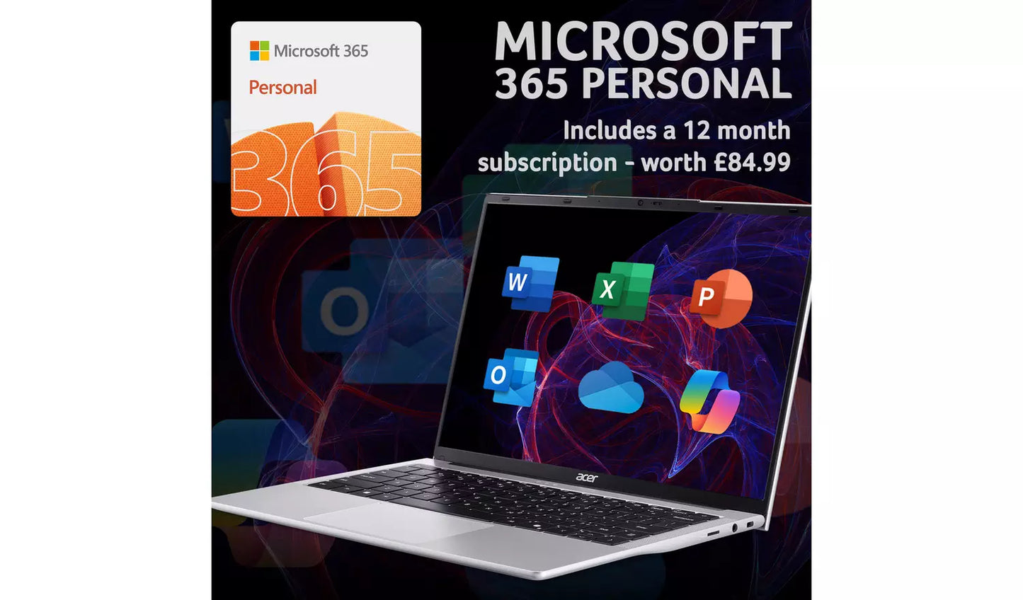 Acer Aspire Lite 14 14in Intel N 4GB 128GB Laptop - Silver