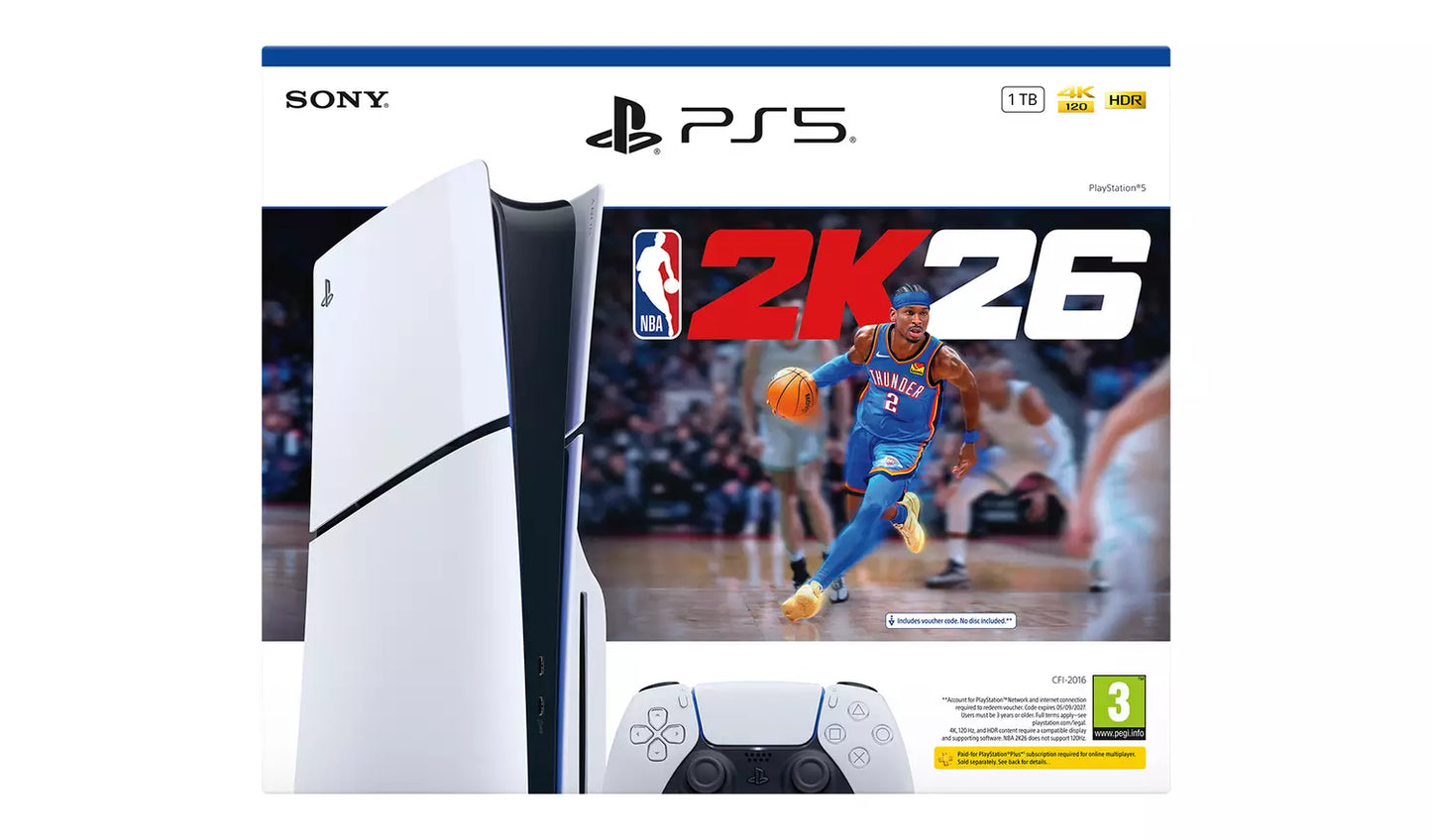PlayStation 5 Console & NBA 2K26 Bundle