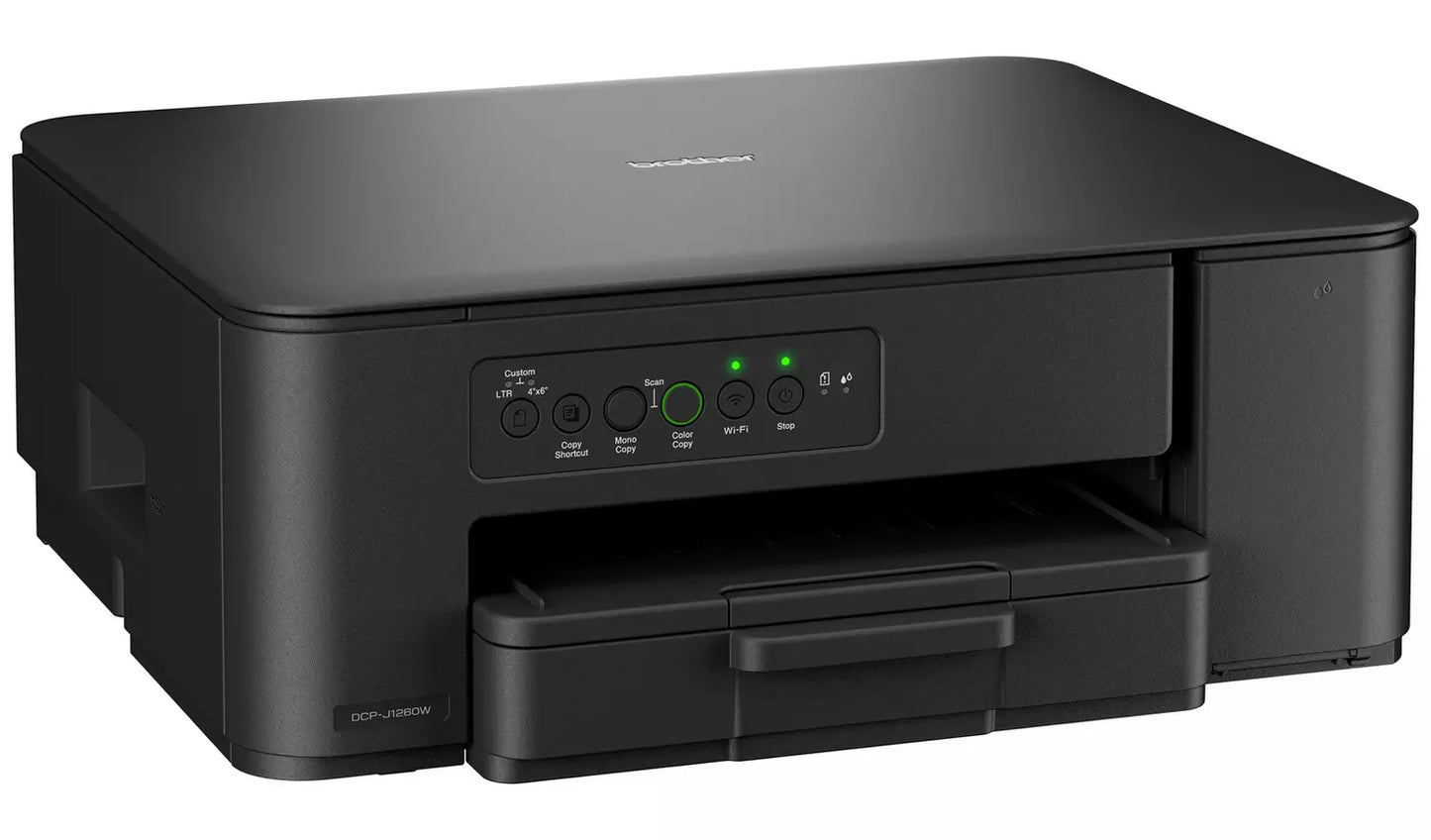 Brother DCP-J1260W Compact 3-in-1 Wireless Inkjet Printer