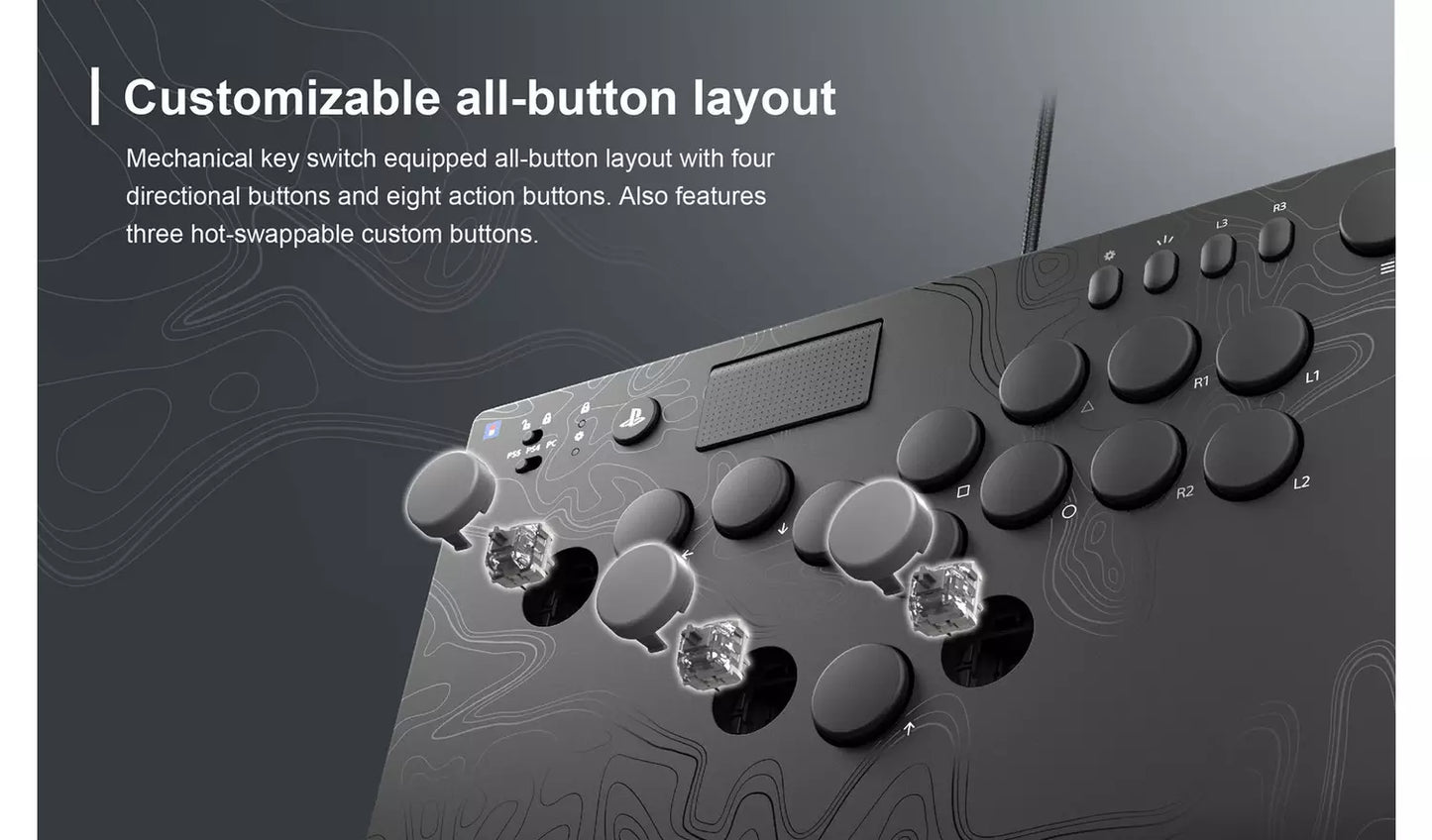 HORI NOLVA Mechanical All-Button Arcade Controller For PS5