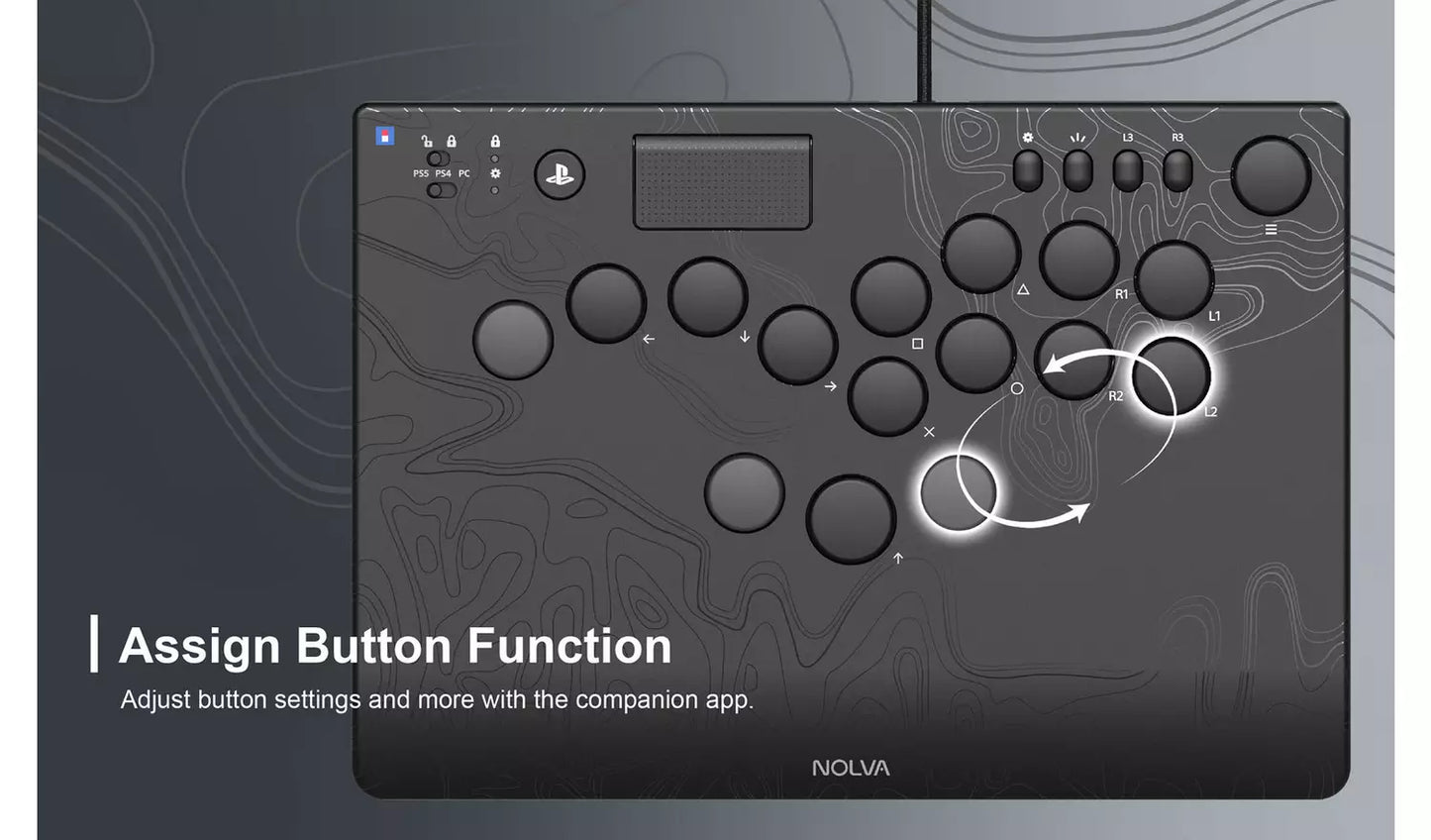 HORI NOLVA Mechanical All-Button Arcade Controller For PS5