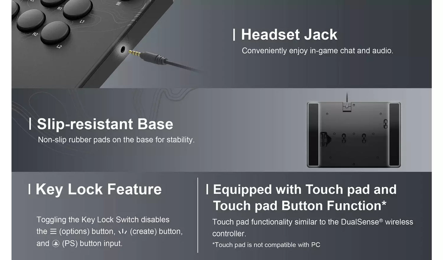 HORI NOLVA Mechanical All-Button Arcade Controller For PS5