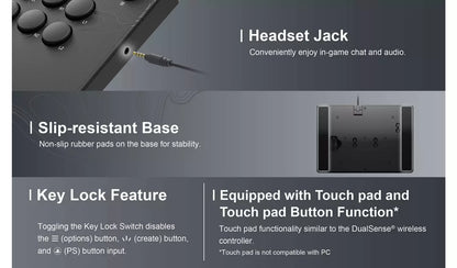 HORI NOLVA Mechanical All-Button Arcade Controller For PS5