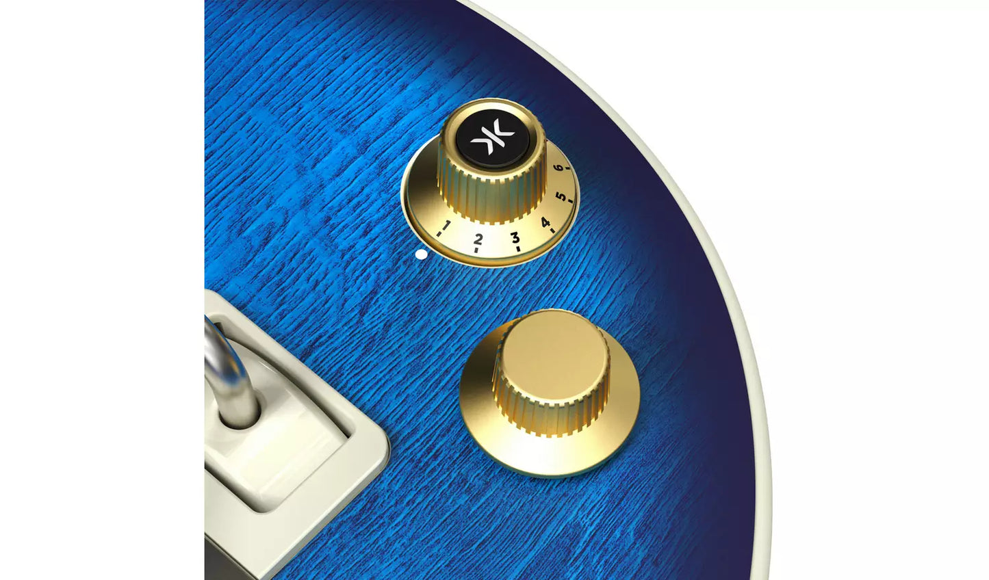 CRKD Gibson Les Paul Burst Pro Ed Guitar Controller Bluberry