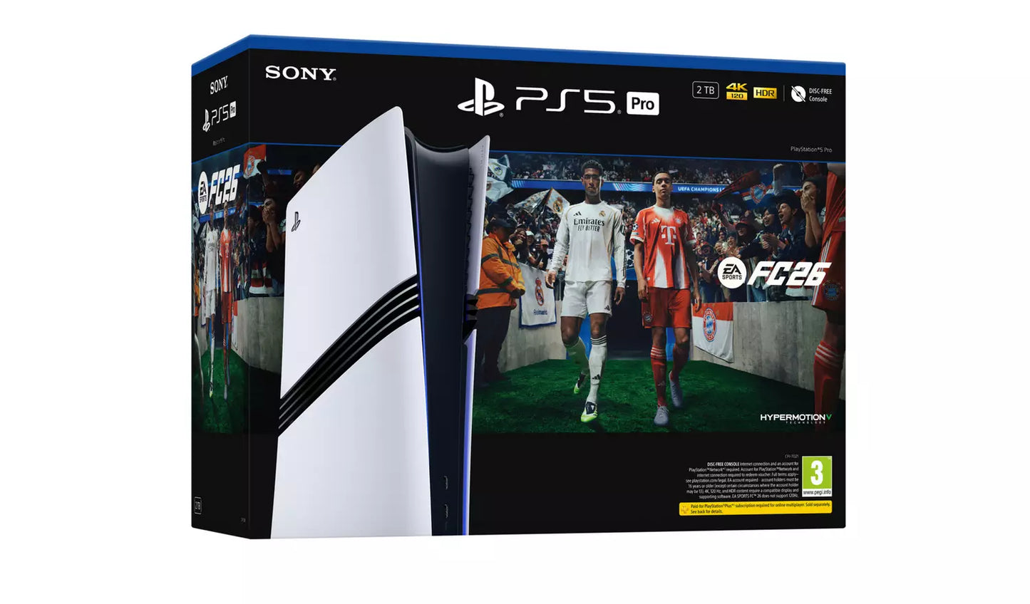 PlayStation 5 Pro Console & EA Sports FC26 Bundle