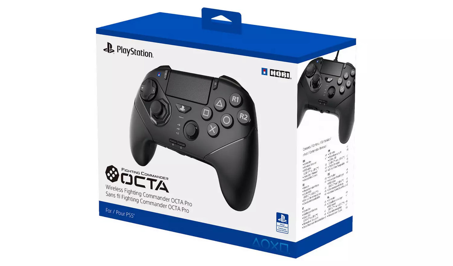 HORI Fighting Commander Octa Pro PS5, PC Wireless Controller