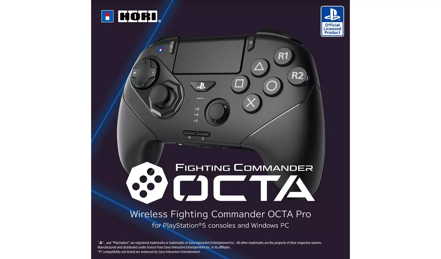 HORI Fighting Commander Octa Pro PS5, PC Wireless Controller