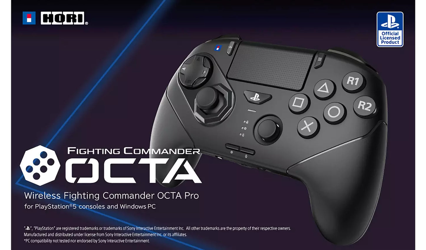 HORI Fighting Commander Octa Pro PS5, PC Wireless Controller