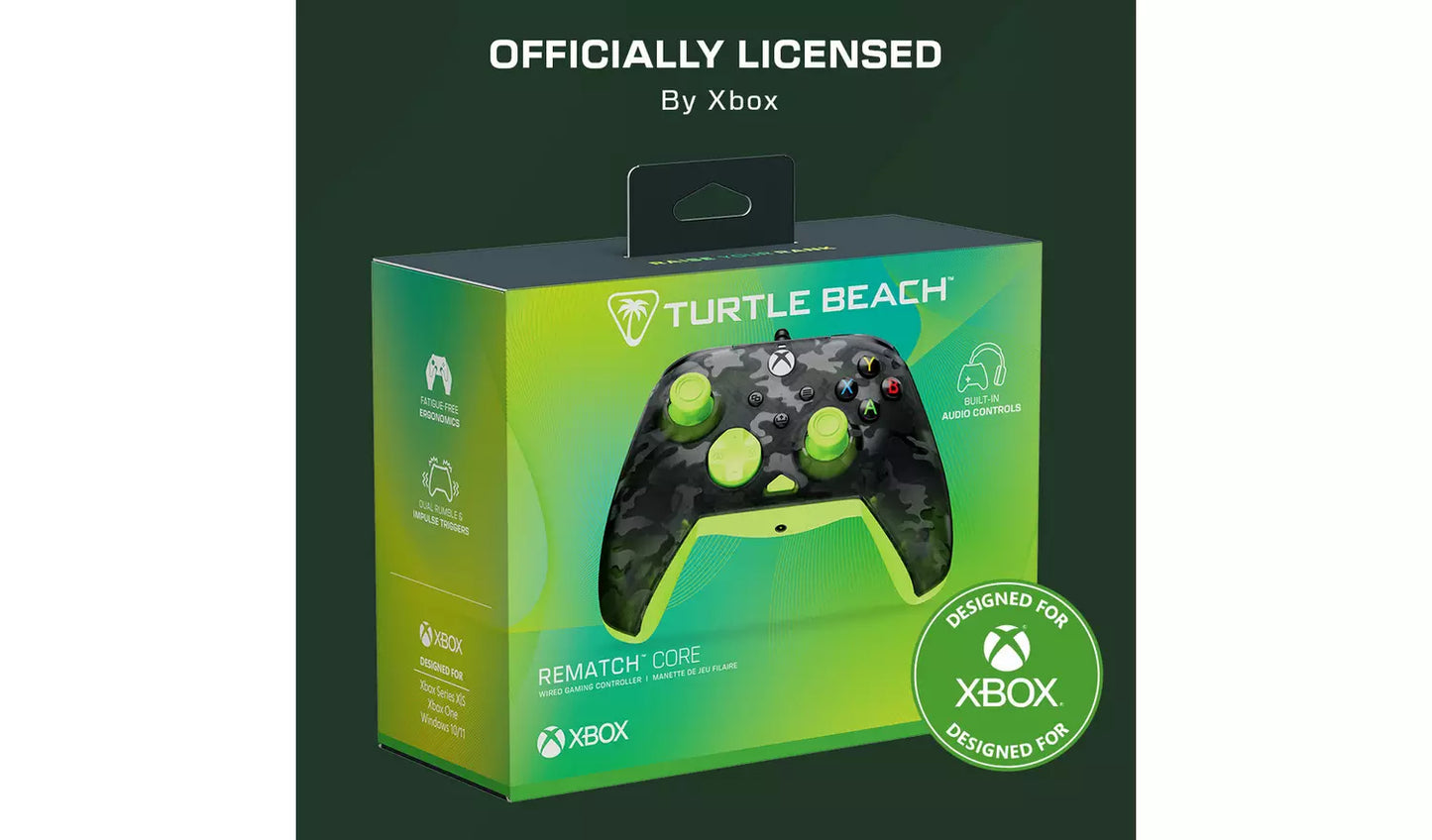 Turtle Beach Rematch Core Wired Xbox & PC Controller