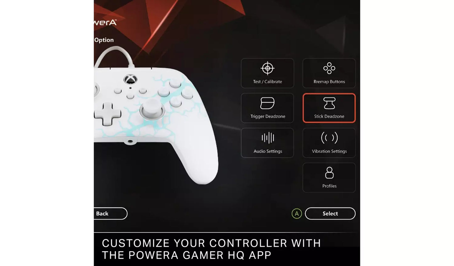 PowerA Advantage Xbox Wired Controller - Ice White