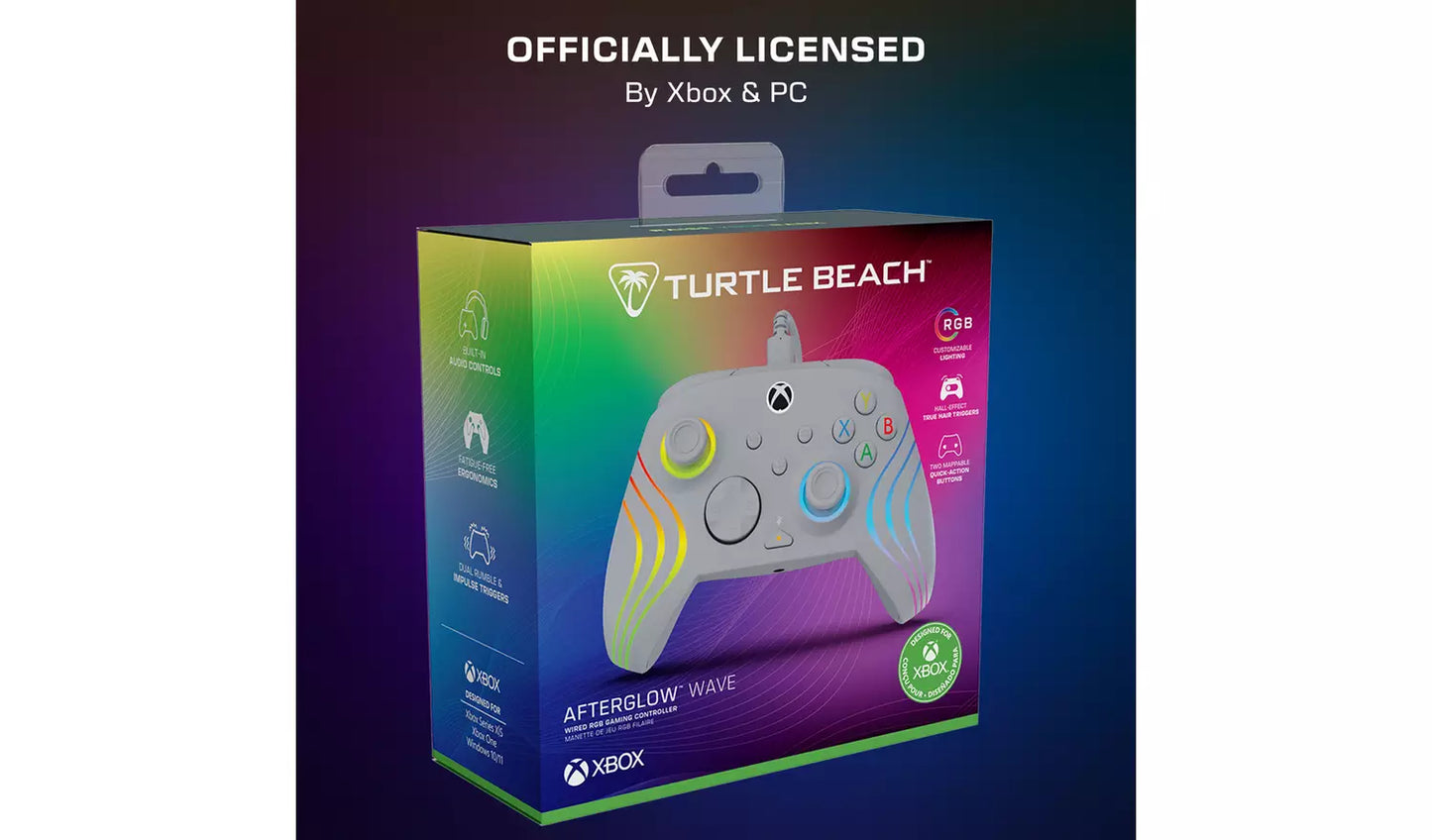 Turtle Beach Afterglow Wave RGB Xbox & PC Wired Controller