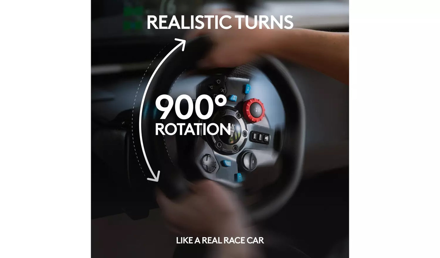 Logitech G29 Driving Force Gaming Steering Wheel - PS, PC