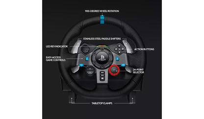 Logitech G29 Driving Force Gaming Steering Wheel - PS, PC