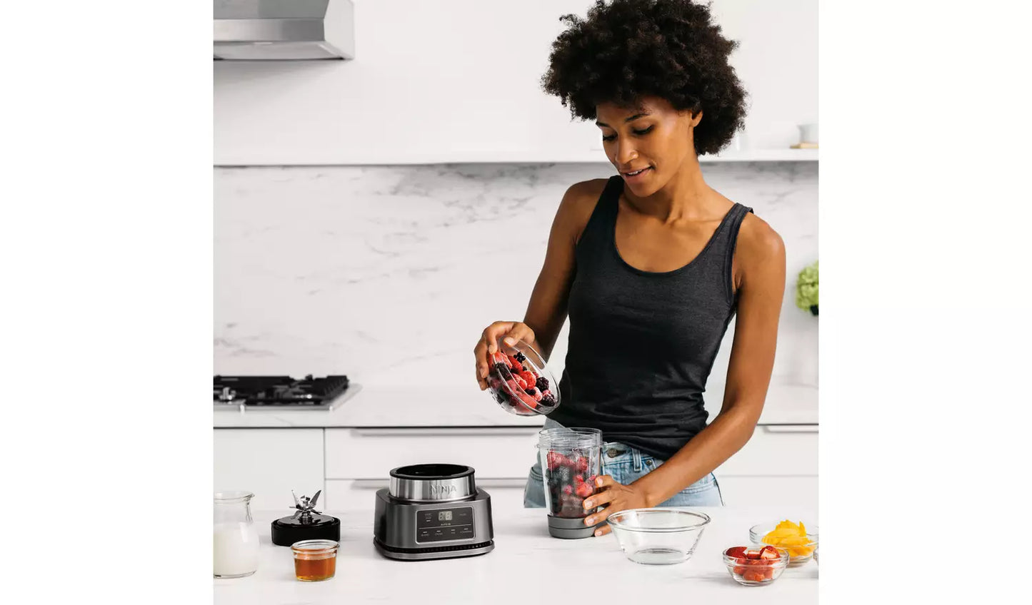 Ninja Foodi CB100UK 2-in-1 Auto IQ Power Nutri Blender