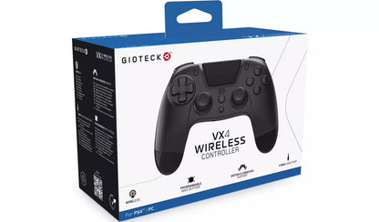 Gioteck VX4 PS4 Wireless Controller - Black