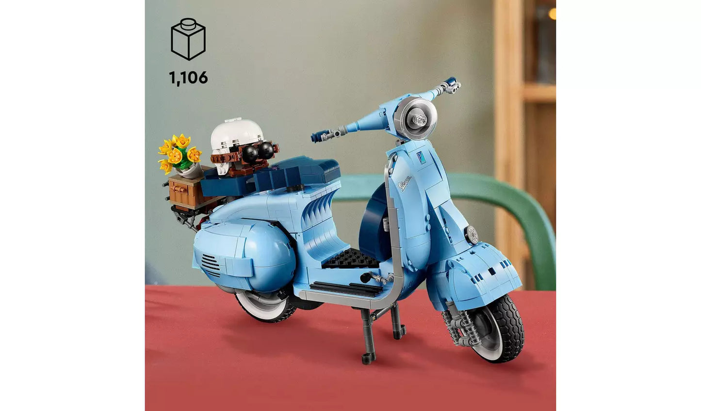 LEGO Icons Vespa 125 Scooter Model Set for Adults 10298