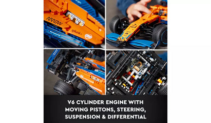 LEGO Technic McLaren Formula 1 2022 Race Car Model Set 42141