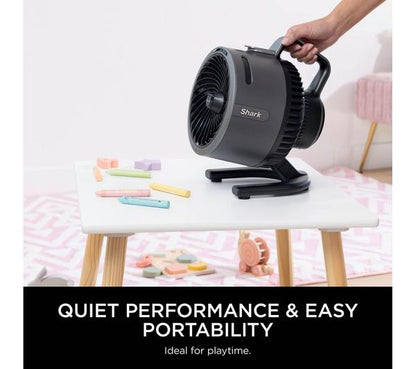 SHARK FlexBreeze HydroGo FA050UK Portable 6.8" Misting Turbo Fan - Charcoal