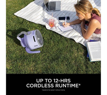 SHARK FlexBreeze HydroGo FA050UKLV Portable 6.8" Misting Turbo Fan