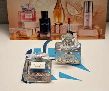 2x Dior Miss Dior 5ml parfum miniature - new fast despatch