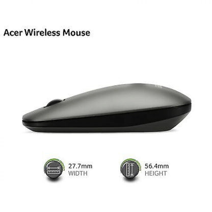 Acer Vero AMR020 - mouse - 2.4 GHz Grey Ambidextrous Windows Chrome