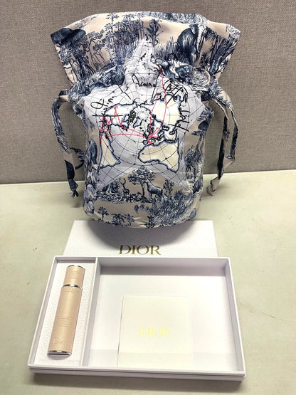 Dior blooming bouquet perfume travel Spray Atomiser 10ml & pouch gift set