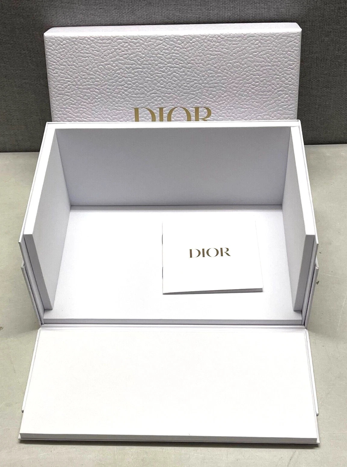 Christian Dior Beautiful White Lacquered Wooden Box With Mirror & Cleanser BNIB